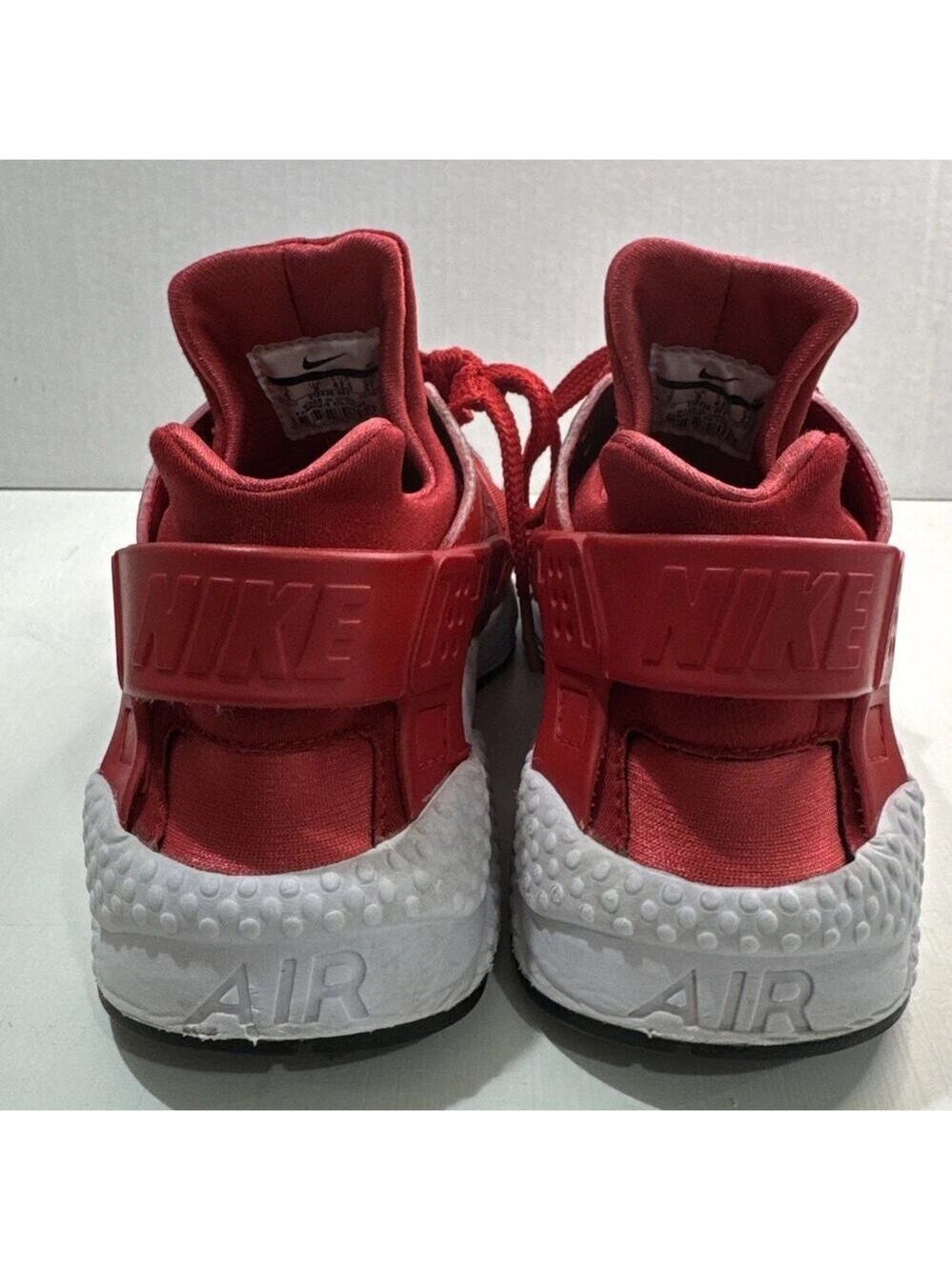Nike Air Huarache Run University Red Athletic Shoes Men's Size 9 No Insoles - Picture 4 of 11